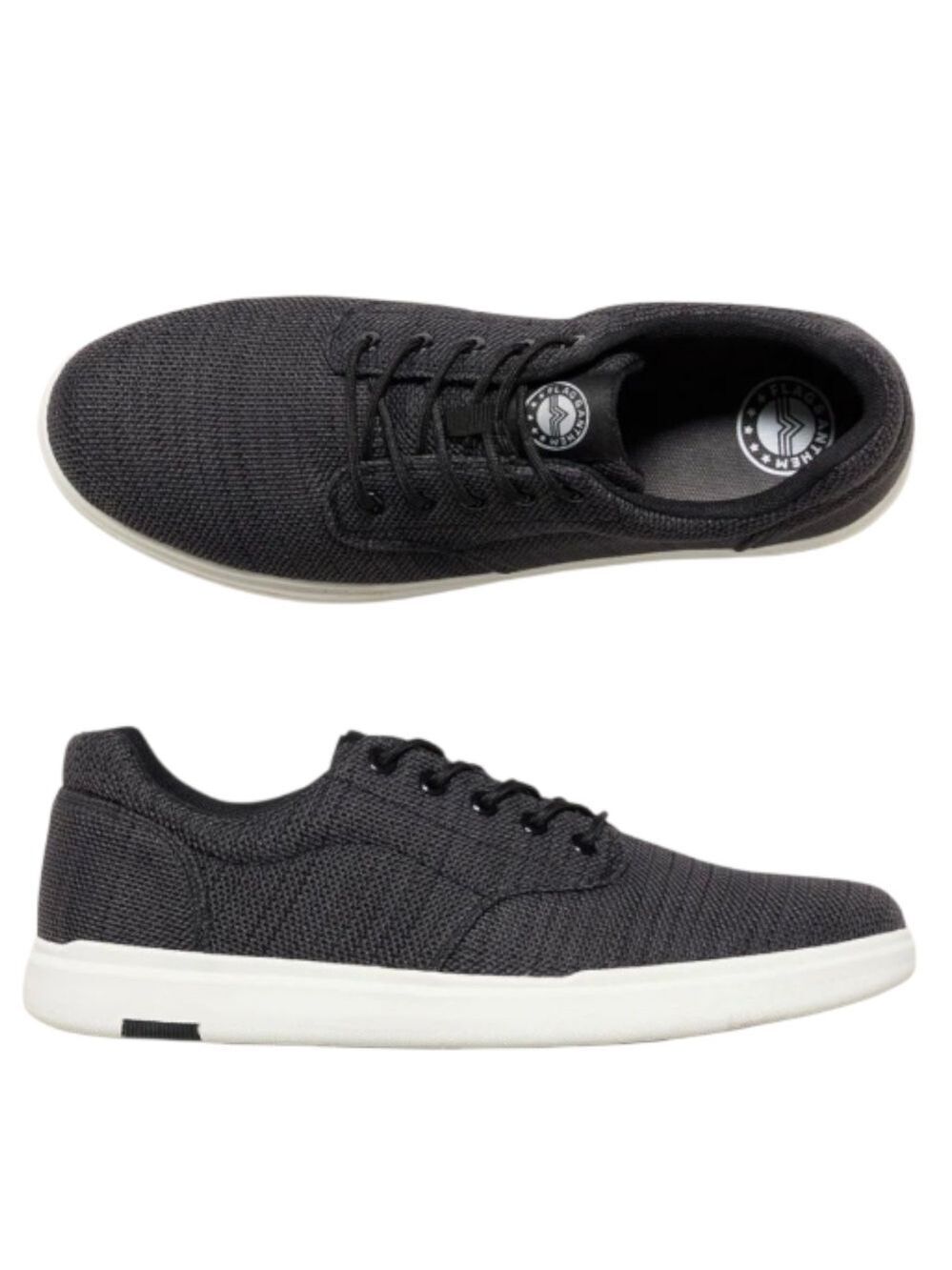 Flag & Anthem Clancy Knit Dark Gray  Mens Casual Sneaker Shoes Size 12